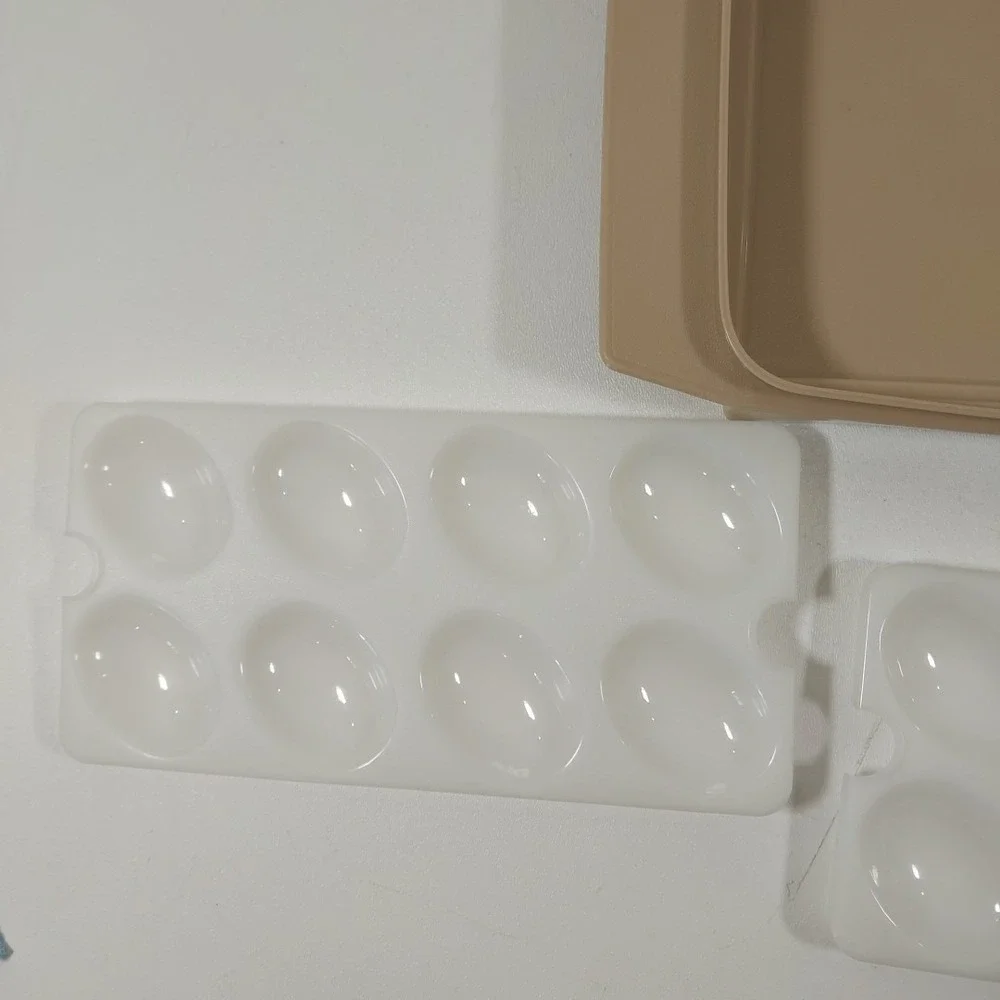 Vintage Tupperware Deviled Egg Keeper Carrier‎ Tray Container 723